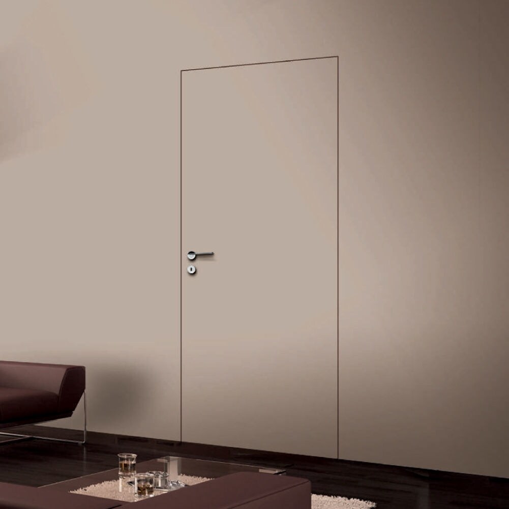 frameless modern interior door universal filo muro individuale 36 x 96