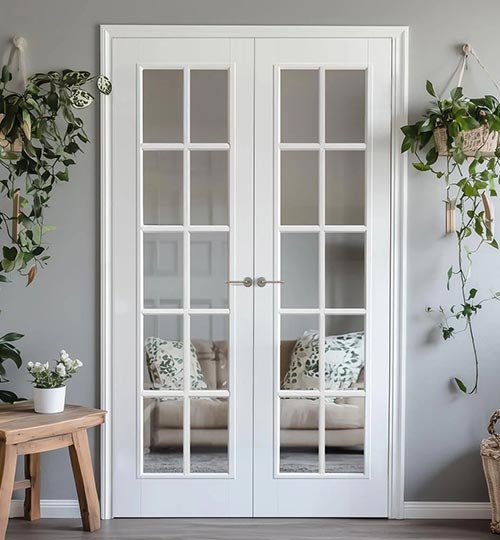 Home vrata s prozorom